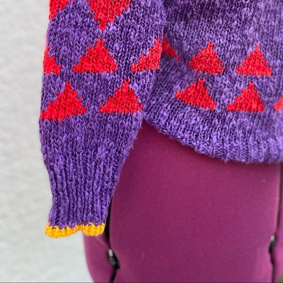 Vintage Knit Sweater, Linen, Cotton Liz Claiborne - Picture 8 of 9